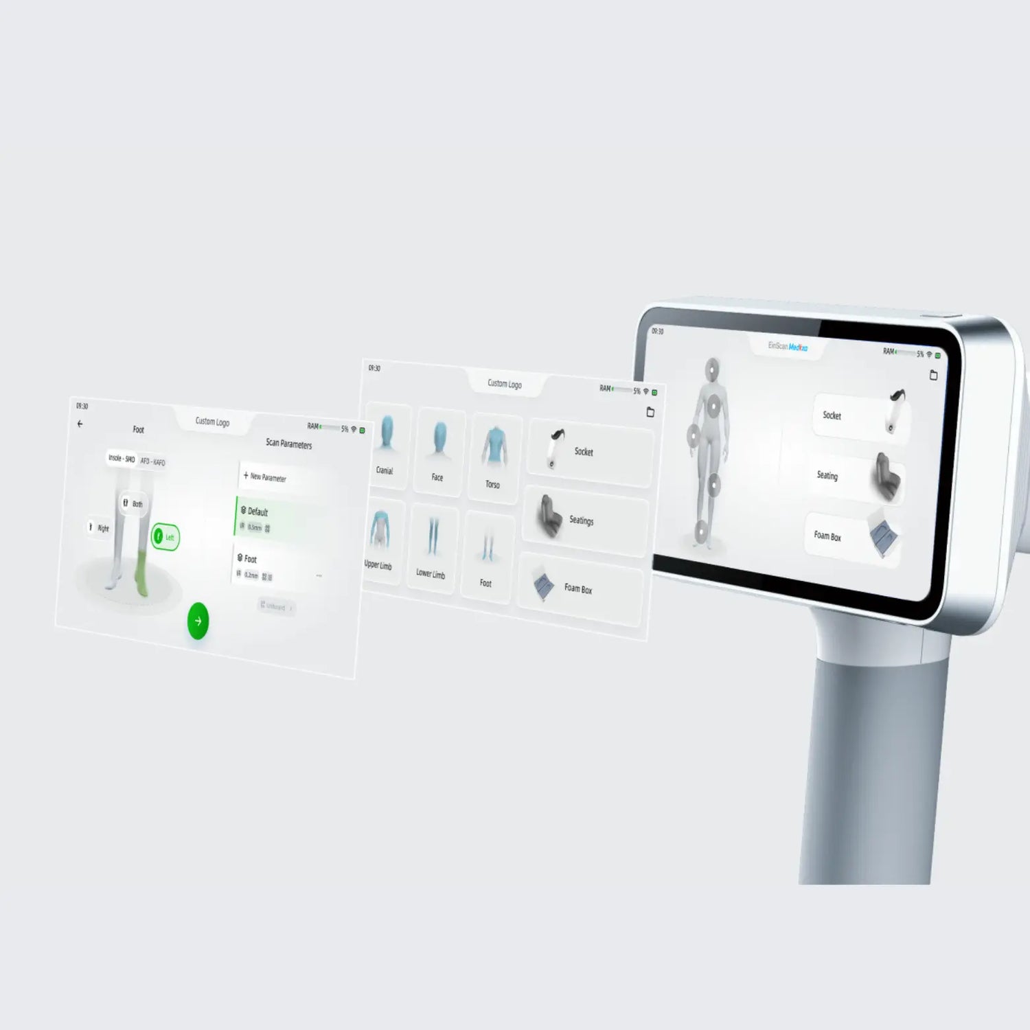 Shining 3D EinScan Medixa All-in-One Wireless 3D Scanner – Orthotics & Prosthetics | RMS < 0.3 mm