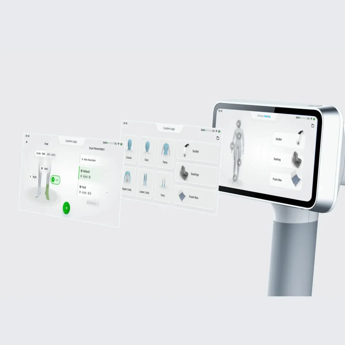 Shining 3D EinScan Medixa All-in-One Wireless 3D Scanner – Orthotics & Prosthetics | RMS < 0.3 mm