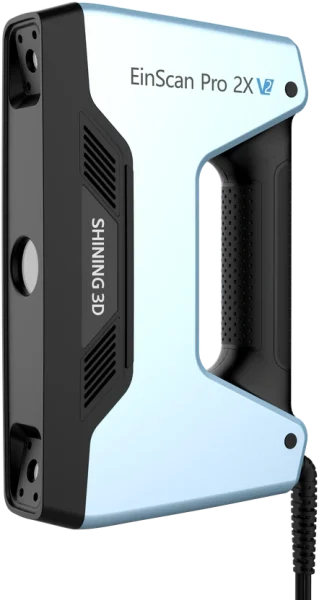 Shining 3D EinScan Pro 2X V2 Handheld 3D Scanner – Multi-Mode Structured Light | 0.045 mm Accuracy