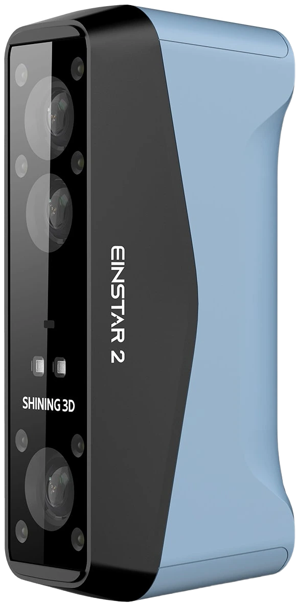 Shining 3D EINSTAR 2 Wireless Handheld 3D Scanner – Blue Laser + IR | 0.05 mm
