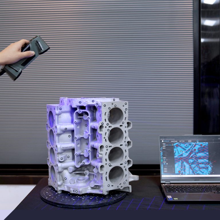 Shining3D FreeScan Combo 3D scanner - 7-line fine scan mode for complex geometry