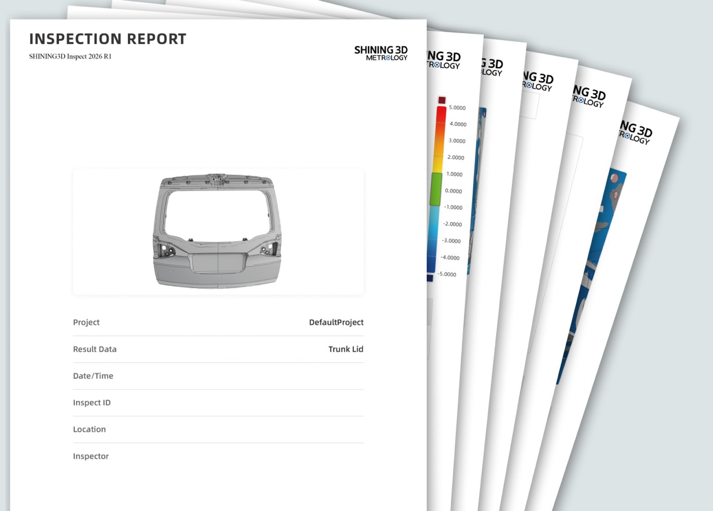 SHINING3D Inspect 3D Metrology Inspection Software – GD&T, Deviation & Reporting | PTB-Certified