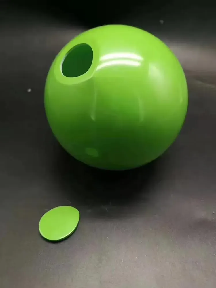 SLA resin part painted in a glossy solid automotive color