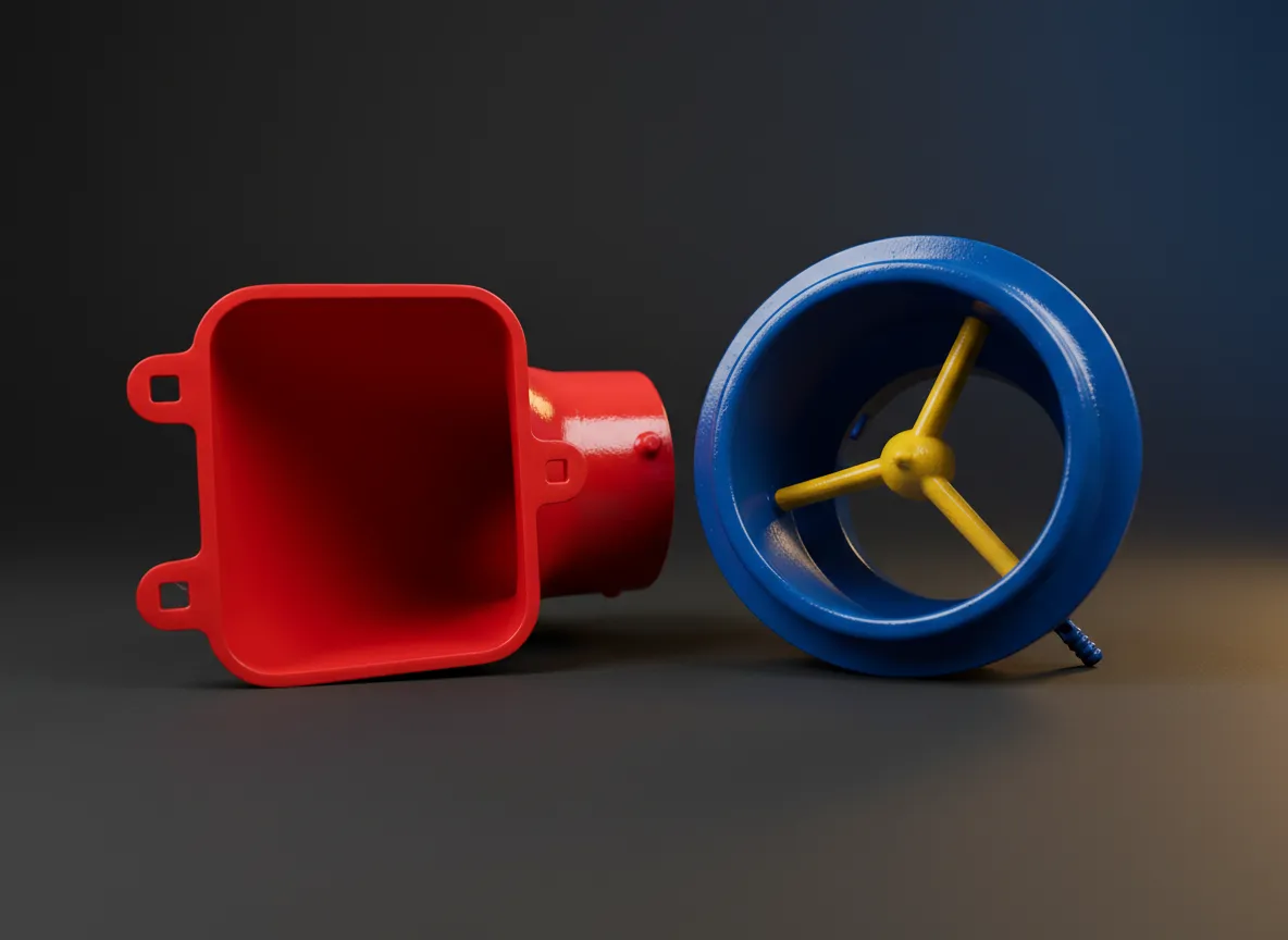 Painted SLS nylon part