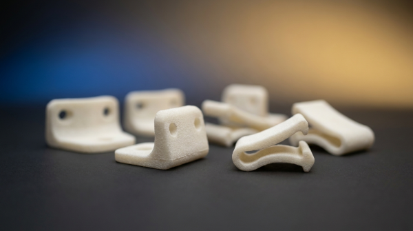 SLS PA11 nylon aircraft cabin brackets and clips