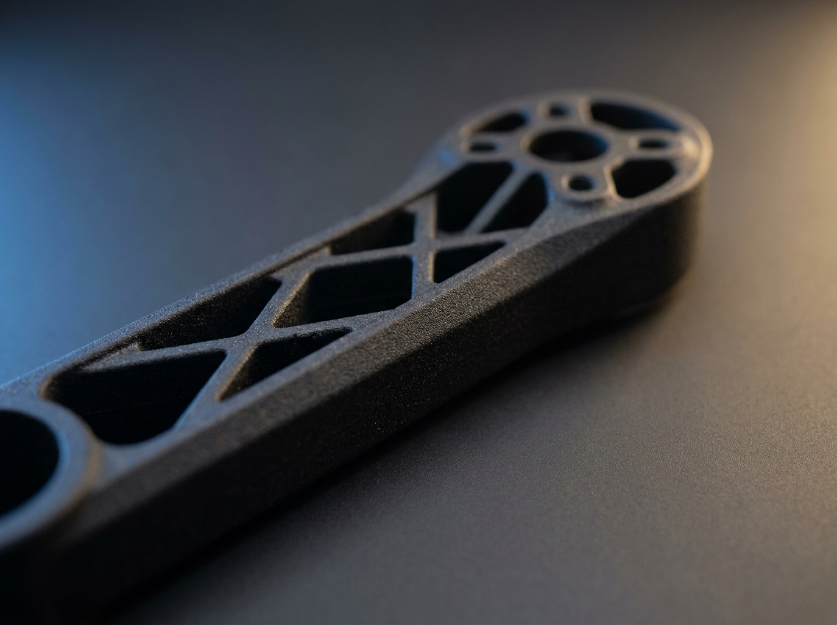 SLS PA12-CF carbon-filled nylon drone arm