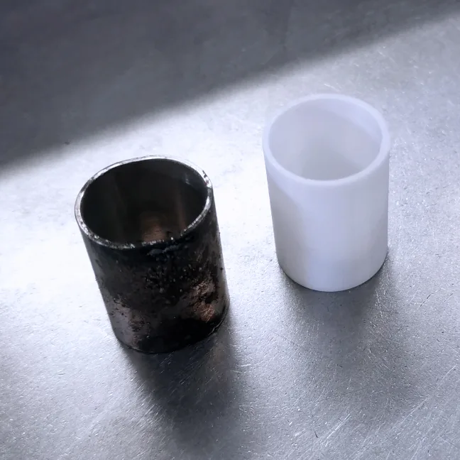 3D printed ceramic welding shield for ceramic electrode manufacturing, a ceramic filament application