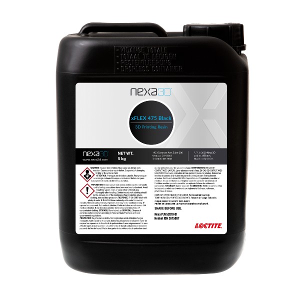 Nexa3D xFLEX475-Black resin 5kg