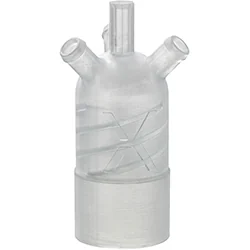 xMODEL17-Clear printed fluid flow device — Nexa3D transparent resin sample