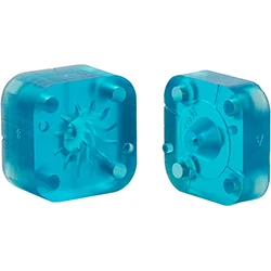 xMOLD printed impeller injection mold — Nexa3D dissolvable mold resin sample