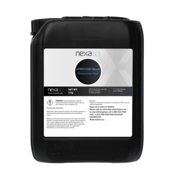 Nexa 3D xPRO1100 Black Resin 5 kg